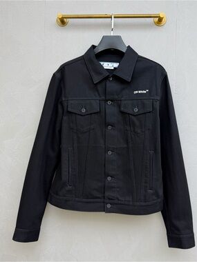 🚩steal Off-White Black Lightweight Shirt Jacket